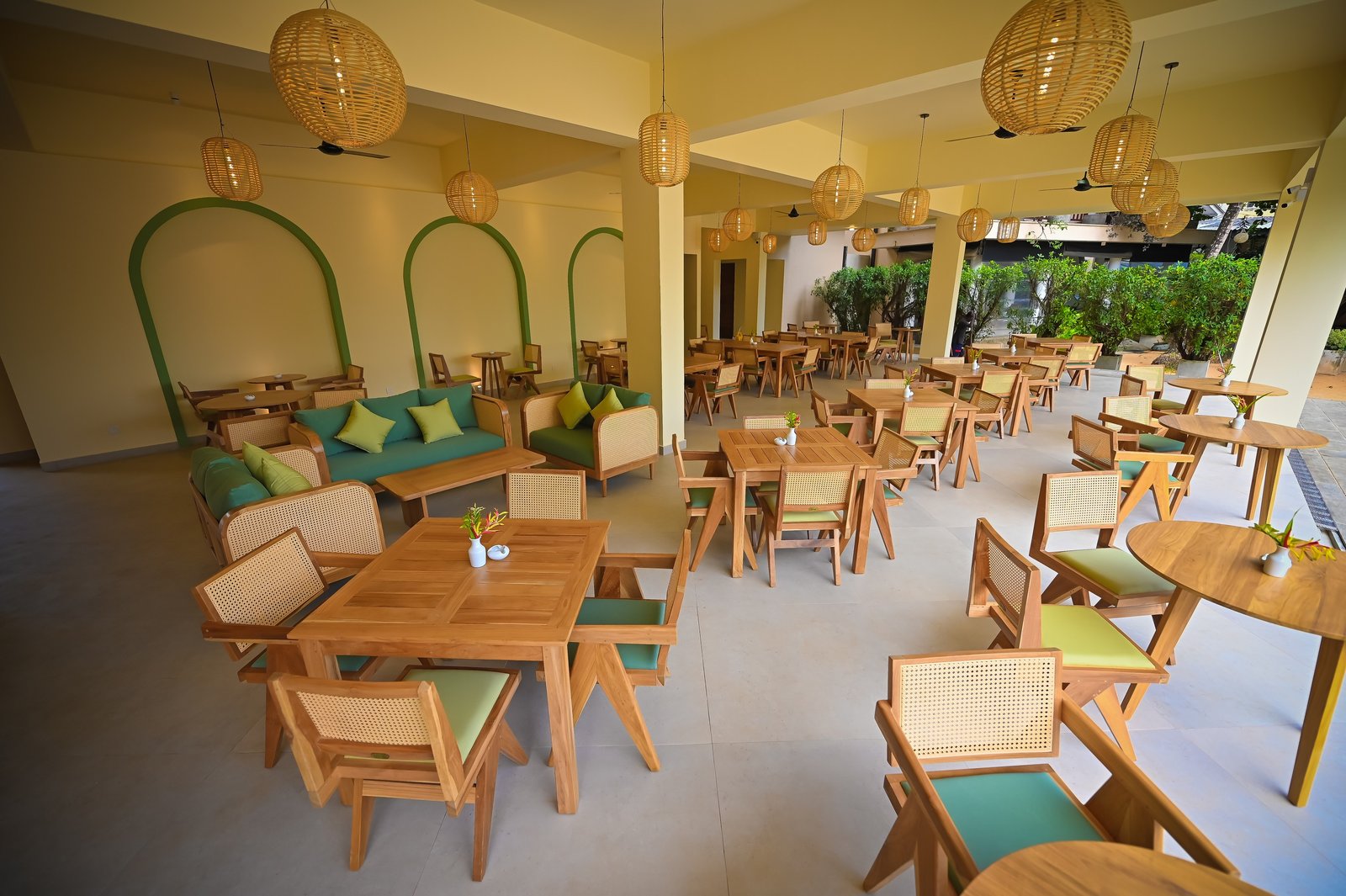 Open-air restaurant
