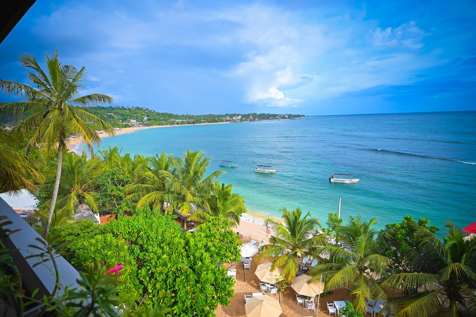 Unawatuna Bay panoramic