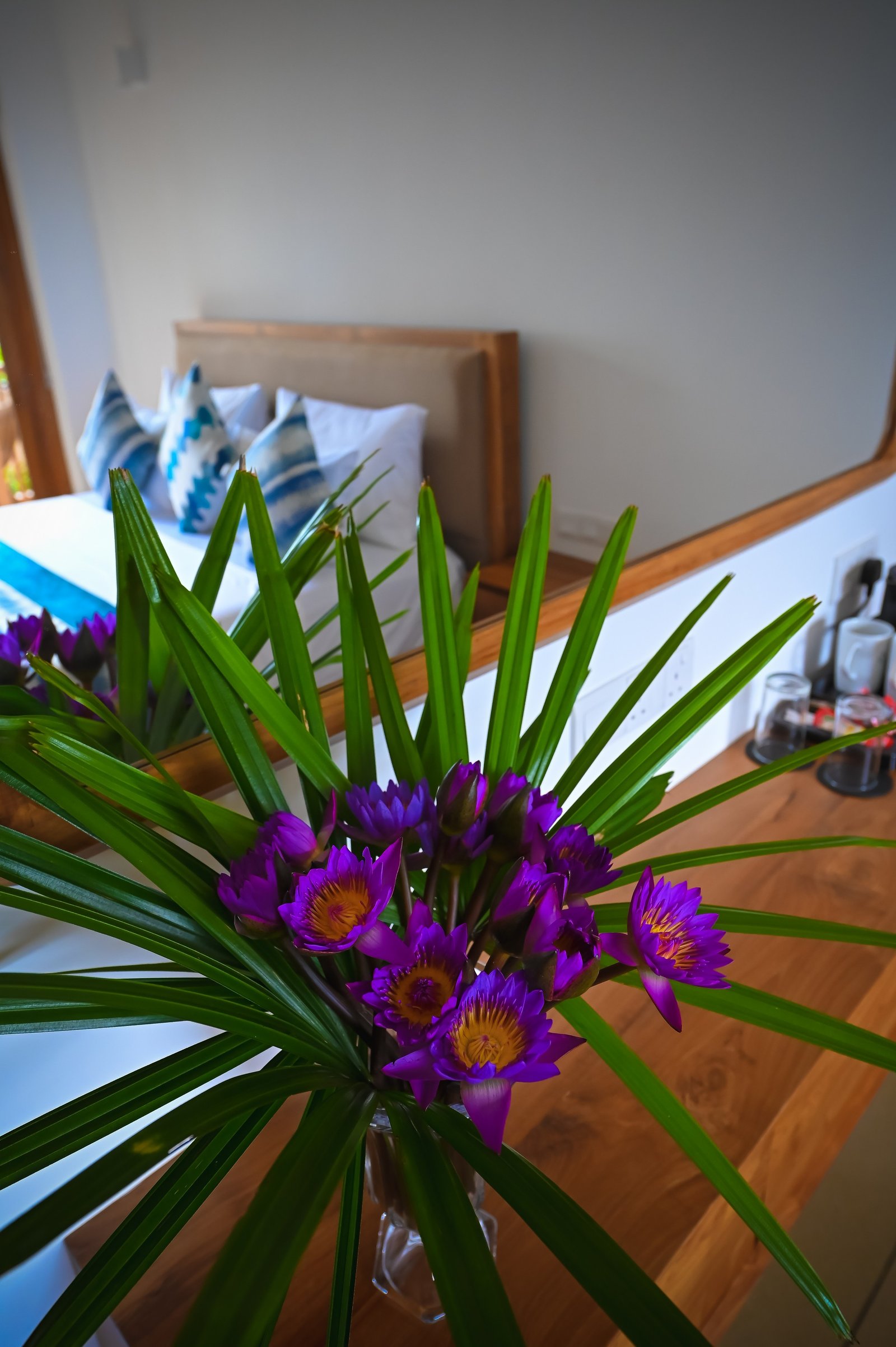 Fresh flowers, daily turndown